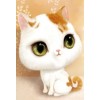 Cartoon Hot Home Decor Cute Big Eyes Cat 5d Diy Diamond Painting Kits UK VM1191