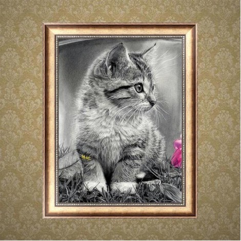 2019 New Hot Sale Cartoon Cat Home Decor Diy 5d Diamond Painting Set UK VM20075