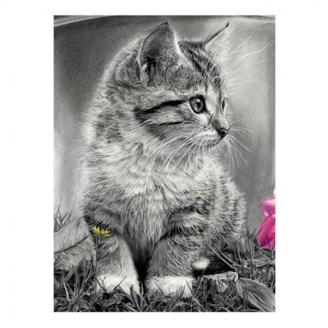 2019 Hot Sale Black White Cat d Diy Diamond Painting Kits UK Cross Stitch Kits VM0027