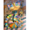 Cartoon Animal Cat 5d DIY Full Drill Diamond Painting Kits UK VM90585