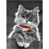 Hot Sale Wall Decor Animal Cute Cat 5d Diy Painting By Crystal Kits UK VM7456