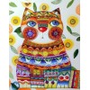 Modern Art Hot Sale Colorful Cat Picture 5d Diy Diamond Painting Kits UK VM7449