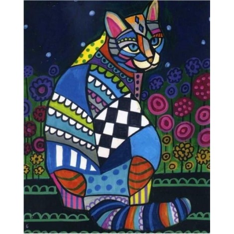 2019 Modern Art Kids Gift Cartoon Cat Picture Diy 5d Rhinestone Art Kits UK VM7461