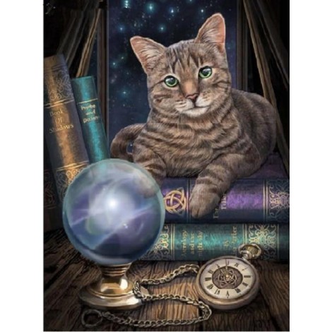 2019 Hot Sale Wall Decor Pet Cat Portrait 5d Diy Diamond Painting Kits UK VM7462