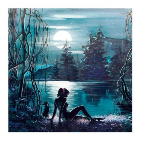 Best Dream Girl Pattern Diy 5d Full Diamond Painting Kits UK QB62210