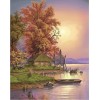 Oil Painting Styles Hot Sale Quiet lake Diamond Painting Kits Af9590