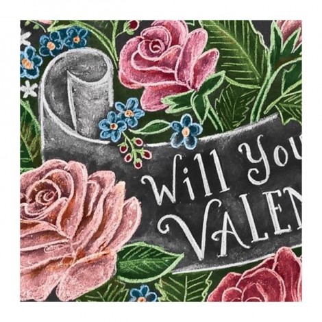 2019 New Hot Sale Popular Blackboard 5d Diy Diamond Painting Kits UK VM39517
