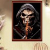 Cheap Modern Art Style Skull 5d Diy Cross Stitch Diamond Painting Kits UK VM82751