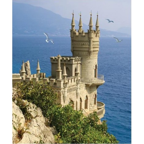 2019 Landscape Seaside Castle 5d Diamond Painting Kits UK QB52381