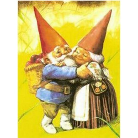 2019 Cartoon Home Decor Dwarf Old Couple Diy 5d Diamond Embroidery Painting Kits UK VM342