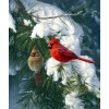 2019 Winter Art Wall Decor Snow Bird 5d Diy Diamond Painting Kits UK VM8568