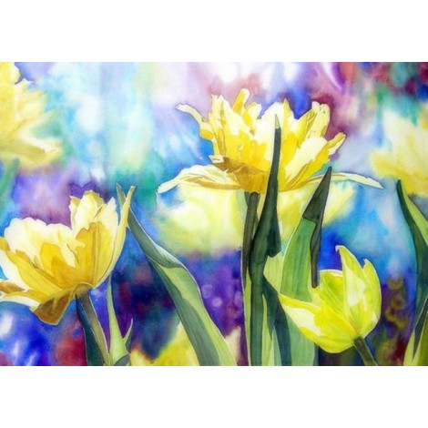 Oil Painting Style New Arrival 5d Diy Diamond Painting Embroidery Flowers Kits UK VM20454