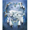 Full Drill Square Wolf 2019 Dream Catcher 5d Diy Diamond Painting Kits UK VM9094