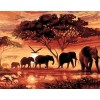 2019 New Home Decorate Elephant Diy 5d Diamond Painting Kits UK QB5385