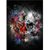 2019 Modern Art Halloween Skeleton Skulls 5d Diy Rhinestone Stitch Kits UK VM4088