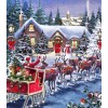 Winter Christmas Tree Village 5D Diy Diamond Painting Kits UK NW91062