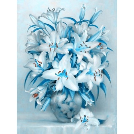 2019 Oil Painting Style Flower Decor 5d Diy Diamond Painting Kits UK VM9858