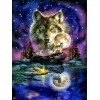 2019 Dream Colorful Special Wolf 5d Diy Diamond Painting Kits UK VM7806