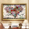 2019 Special Love Heart Flower Pattern Diy 5d Crystal Diamond Painting Kits UK VM20044