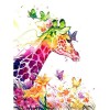 Dream Full Square Drill Giraffe 5d Diy Cross Stitch Diamond Painting Kits UK NA0485