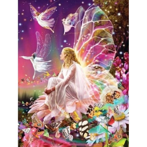 5d Fantasy Dream Fairy Diy Diamond Embroidery Kits UK VM8550