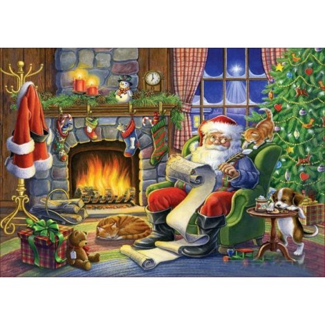 New Arrival Hot Sale Christmas Pattern 5d Diy Diamond Painting Kits UK VM7037