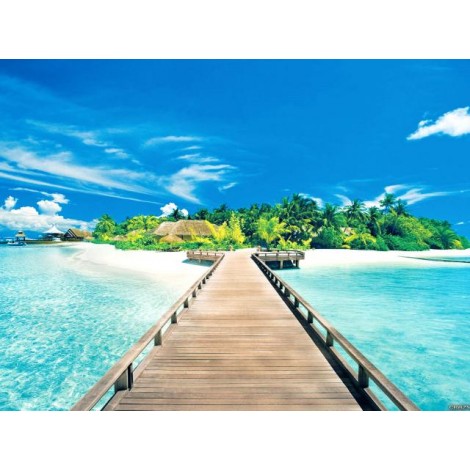 Landscape Sea Beach Full Drill 5D DIY Diamond Painting Kits UK VM92029