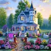 2019 New Hot Sale Cottage Villa 5d Diy Diamond Painting Kits UK VM9117