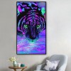 Special Dream Colored Tiger Close Up 5d Diy Diamond Embroidery Cross Stitch UK VM69501