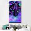 Special Dream Colored Tiger Close Up 5d Diy Diamond Embroidery Cross Stitch UK VM69501