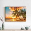 Hot Sale The Gold Charming Seaside Evening Diamond Painting Kits AF9571