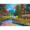 Autumn House Embroidery Mosaic Cross Stitch 5D DIY Diamond Painting Kits UK VM90548