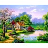 2019 New Hot Sale Colorful 5d Diy Diamond Painting Cottage Kits UK VM3579