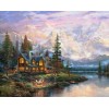 Oil Painting Styles Beautiful Natural Mountain 5d Diy Diamond Painting VM92192
