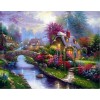 2019 New Hot Sale Cartoon Dream Cottage 5d Diy Diamond Painting Kits UK VM8382
