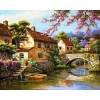 2019 New Hot Sale Landscape Cottage 5d Diy Diamond Painting Cross Stitch UK VM08586