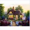 2019 New Hot Sale Cartoon Dream Cottage 5d Diy Diamond Painting Kits UK VM8386