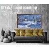 2019 Winter Landscape Snow Cottage Diy 5d Diamond Embroidery Kits UK VM8908