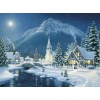 2019 Winter Cartoon Landscape Snow Diy 5d Diamond Embroidery Kits UK VM8909
