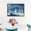 2019 Winter Cartoon Landscape Snow Diy 5d Diamond Embroidery Kits UK VM8909