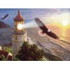 Landscape Lighthouse Eagle 5D Diy Diamond Painting Kits VM92027