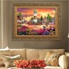 Home Decorate Oil Painting Style Lighthouse Diy 5d Diamond Painting Kits UK QB5356