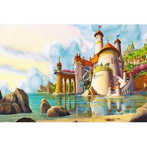 2019 Cartoon Characters Castle 5d Diy Diamond Painting Kits UK VM9460