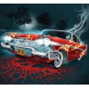 Cartoon Red Cars In The Dark Full Drill 5D Diy Diamond Painting Kits VM90780
