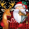 2019 New Hot Sale Santa Claus Reindeer 5d Diy Diamond Painting Kits UK VM99124