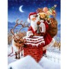 2019 Hot Sale Santa Christmas 5D Diy Diamond Mosaic Cross Stitch Kits UK VM7574