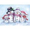 Christmas Snowman Full Drill 5D DIY Diamond Painting Kits UK NW91040