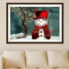 Christmas Cartoon Snowman 5d Diy Cross Stitch Diamond Painting Kits UK QB7137