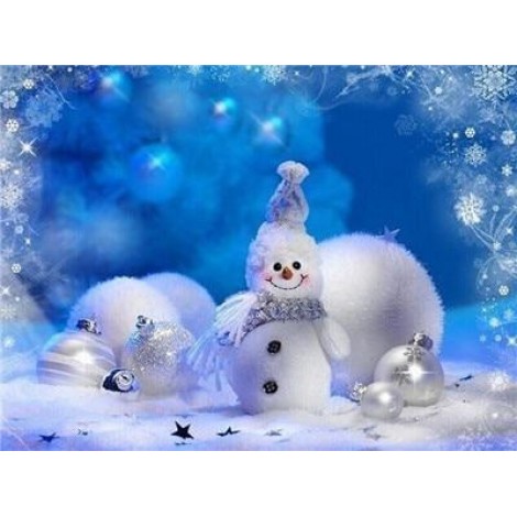 Full Square Drill Winter Snowman 5D Diy Dream Diamond Painting Kits UK NA0234