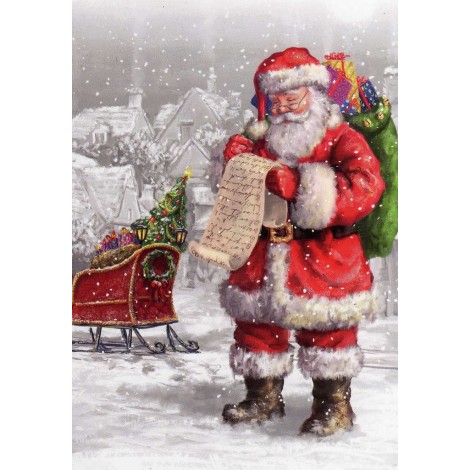 Santa Claus 5d Diy Diamond Painting Kits UK NW91101